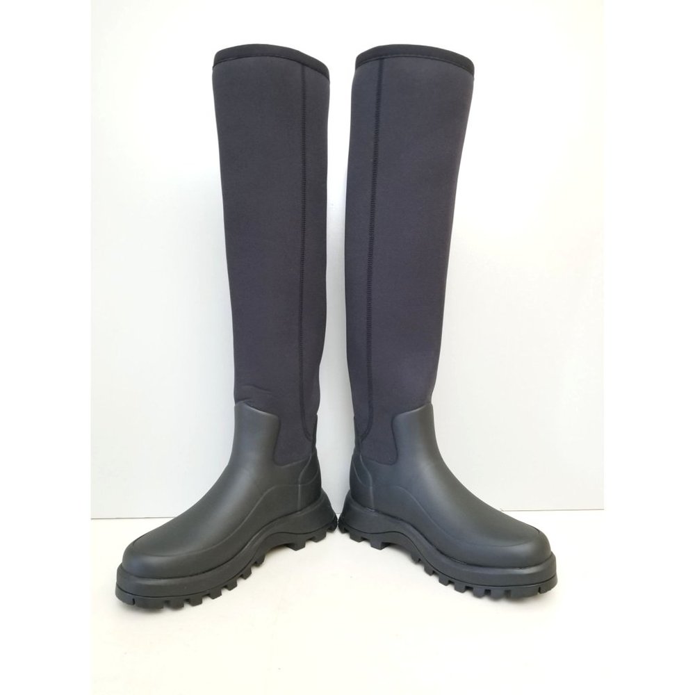 Hunter Tall City Explorer Boots in Black Neoprene Womens Size 6 37 - Picture 4 of 6